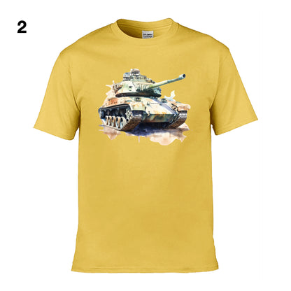 Mens T-Shirt (Gildan Softstyle 64000) - 11 Colours to choose from with an image of - Tank 7