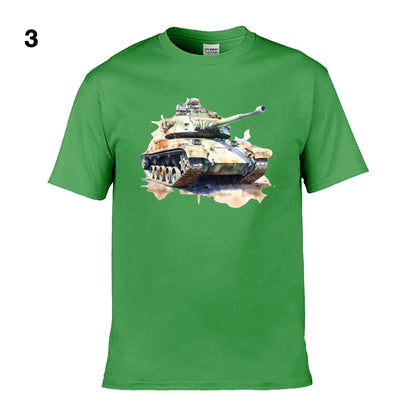 Mens T-Shirt (Gildan Softstyle 64000) - 11 Colours to choose from with an image of - Tank 7