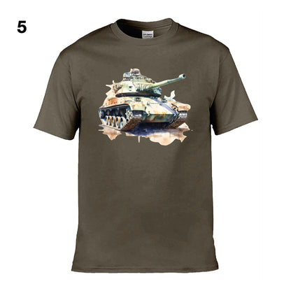 Mens T-Shirt (Gildan Softstyle 64000) - 11 Colours to choose from with an image of - Tank 7