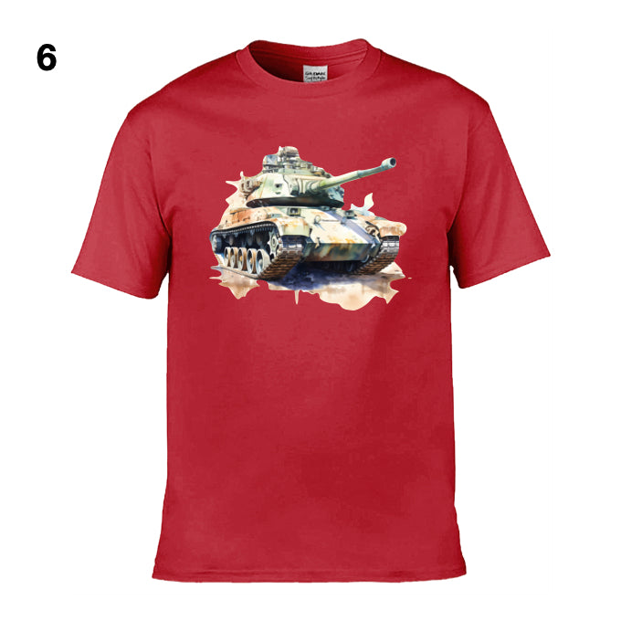 Mens T-Shirt (Gildan Softstyle 64000) - 11 Colours to choose from with an image of - Tank 7