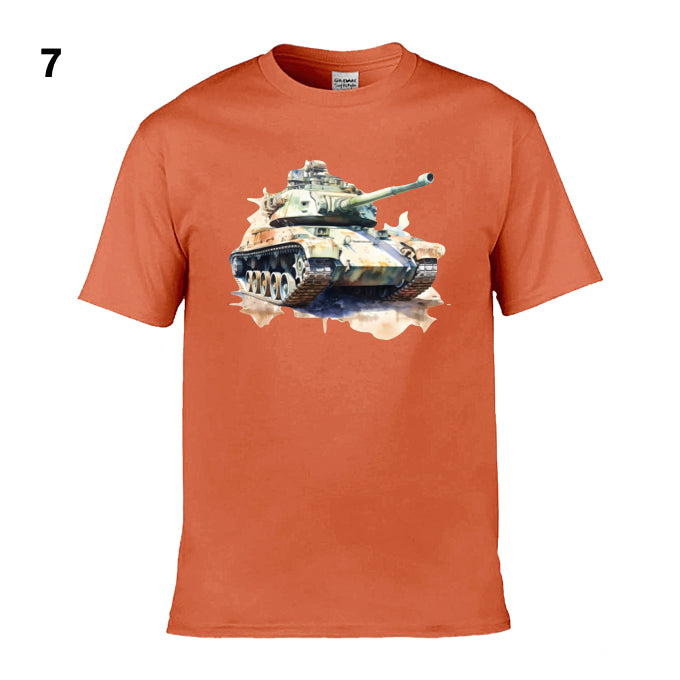 Mens T-Shirt (Gildan Softstyle 64000) - 11 Colours to choose from with an image of - Tank 7