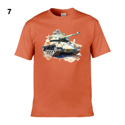 Mens T-Shirt (Gildan Softstyle 64000) - 11 Colours to choose from with an image of - Tank 7