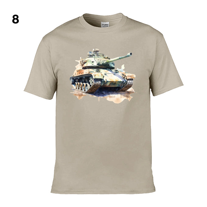 Mens T-Shirt (Gildan Softstyle 64000) - 11 Colours to choose from with an image of - Tank 7