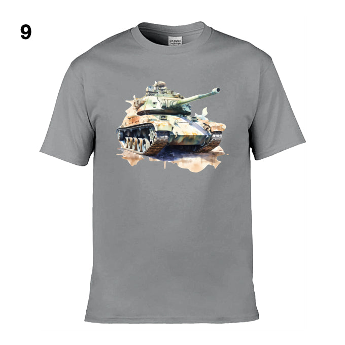 Mens T-Shirt (Gildan Softstyle 64000) - 11 Colours to choose from with an image of - Tank 7