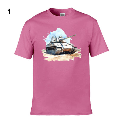 Mens T-Shirt (Gildan Softstyle 64000) - 11 Colours to choose from with an image of - Tank 9