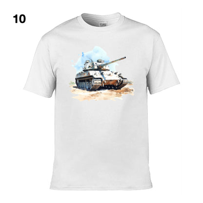 Mens T-Shirt (Gildan Softstyle 64000) - 11 Colours to choose from with an image of - Tank 9