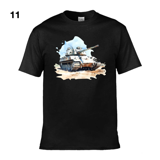 Mens T-Shirt (Gildan Softstyle 64000) - 11 Colours to choose from with an image of - Tank 9