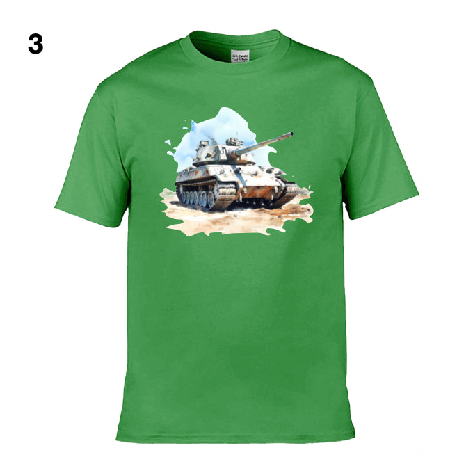 Mens T-Shirt (Gildan Softstyle 64000) - 11 Colours to choose from with an image of - Tank 9