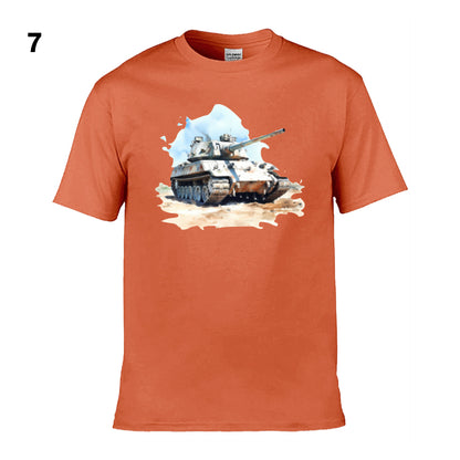 Mens T-Shirt (Gildan Softstyle 64000) - 11 Colours to choose from with an image of - Tank 9