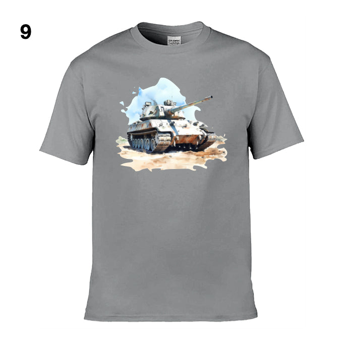 Mens T-Shirt (Gildan Softstyle 64000) - 11 Colours to choose from with an image of - Tank 9