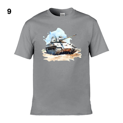 Mens T-Shirt (Gildan Softstyle 64000) - 11 Colours to choose from with an image of - Tank 9