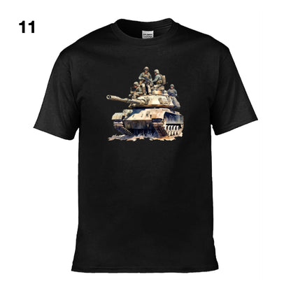 Mens T-Shirt (Gildan Softstyle 64000) - 11 Colours to choose from with an image of - Tank 31