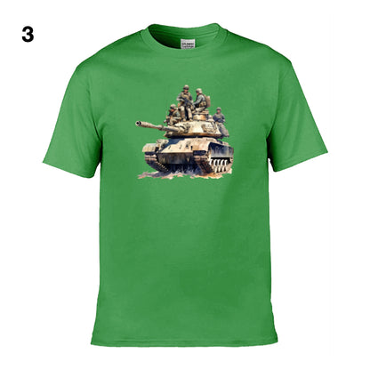 Mens T-Shirt (Gildan Softstyle 64000) - 11 Colours to choose from with an image of - Tank 31