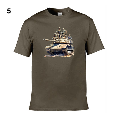 Mens T-Shirt (Gildan Softstyle 64000) - 11 Colours to choose from with an image of - Tank 31