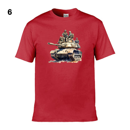 Mens T-Shirt (Gildan Softstyle 64000) - 11 Colours to choose from with an image of - Tank 31