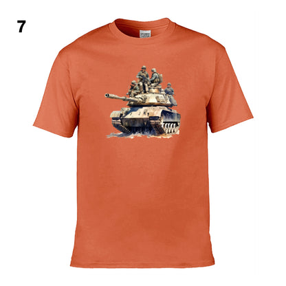 Mens T-Shirt (Gildan Softstyle 64000) - 11 Colours to choose from with an image of - Tank 31