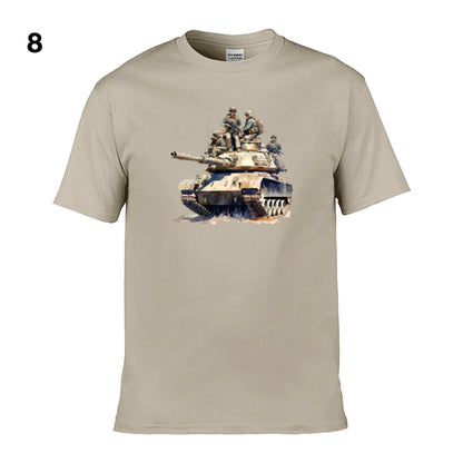Mens T-Shirt (Gildan Softstyle 64000) - 11 Colours to choose from with an image of - Tank 31