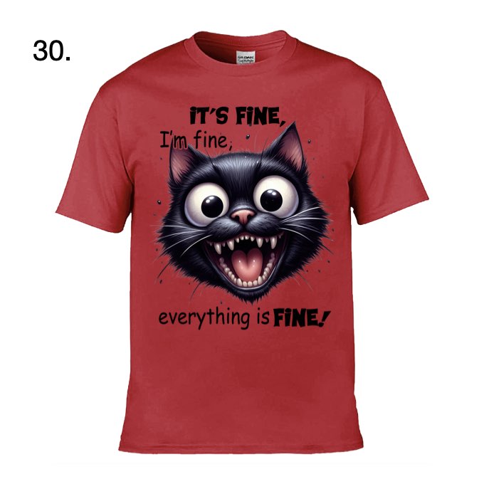 Adult - Sarcastic Sayings with Cats - 12x  images