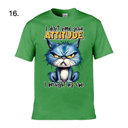 Adult - Sarcastic Sayings with Cats - 12x  images