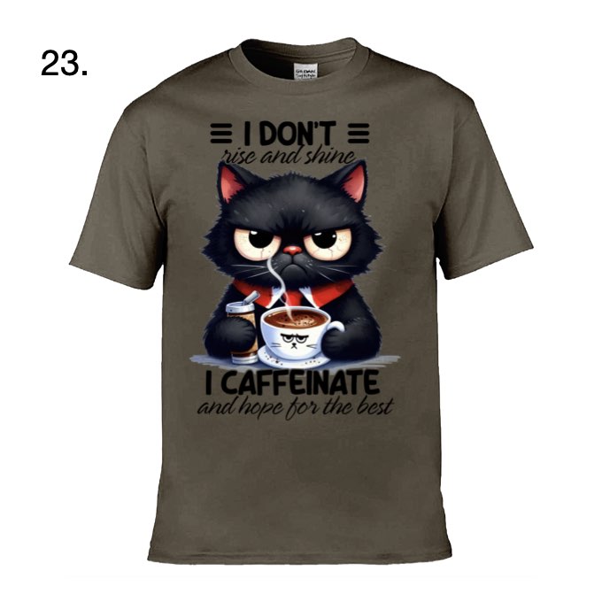 Adult - Sarcastic Sayings with Cats - 12x  images