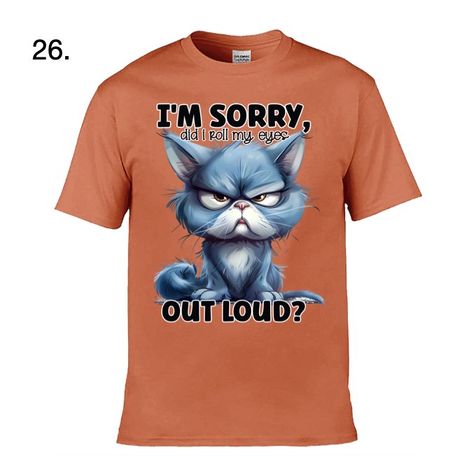 Adult - Sarcastic Sayings with Cats - 12x  images