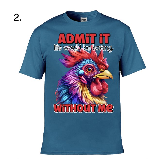 Adult - Sarcastic Sayings with Chickens - 36x  images