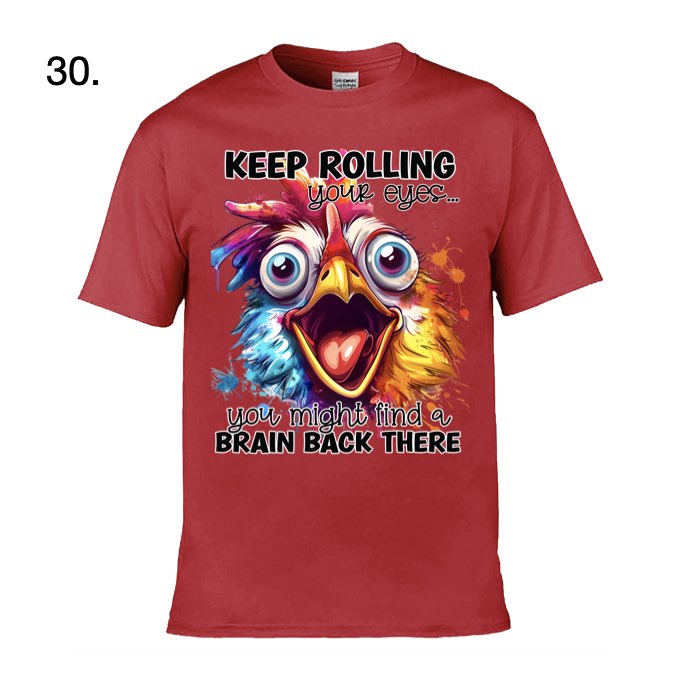 Adult - Sarcastic Sayings with Chickens - 36x  images