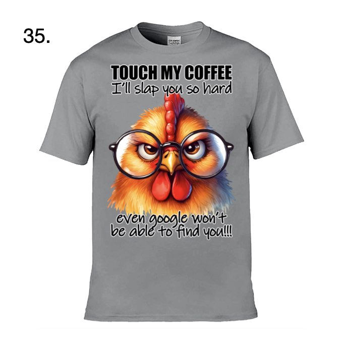 Adult - Sarcastic Sayings with Chickens - 36x  images