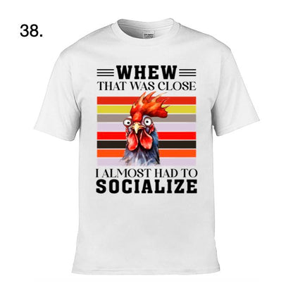 Adult - Sarcastic Sayings with Chickens - 36x  images