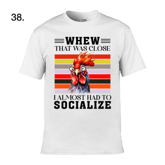 Adult - Sarcastic Sayings with Chickens - 36x  images