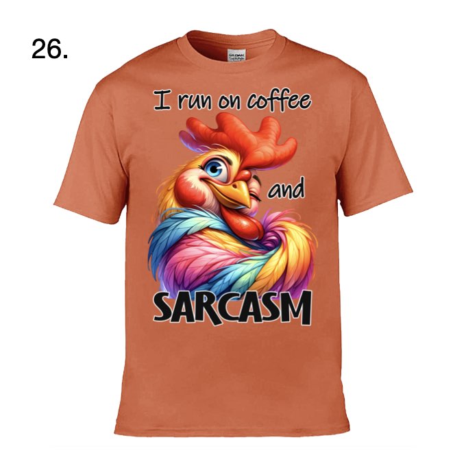 Adult - Sarcastic Sayings with Chickens - 36x  images