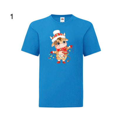 Kids - Christmas Cartoon Highland Cows - Images x7