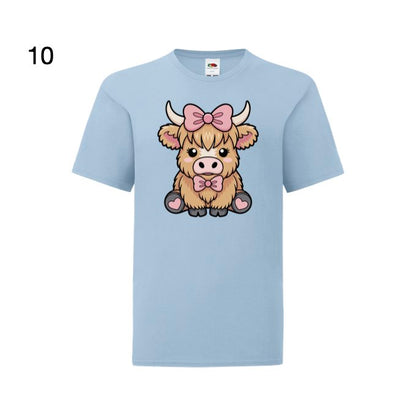 Kids - Christmas Cartoon Highland Cows - Images x7