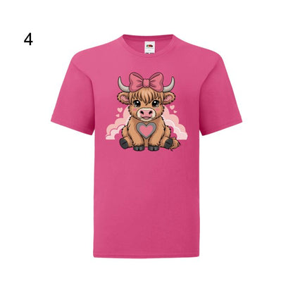 Kids - Christmas Cartoon Highland Cows - Images x7