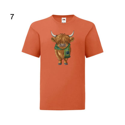 Kids - Christmas Cartoon Highland Cows - Images x7