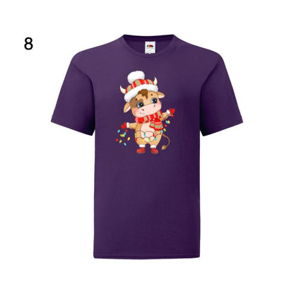 Kids - Christmas Cartoon Highland Cows - Images x7