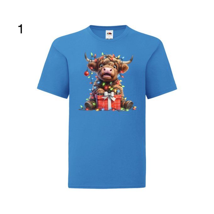 Kids - Christmas Highland Cows - Images x38