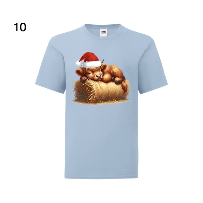 Kids - Christmas Highland Cows - Images x38