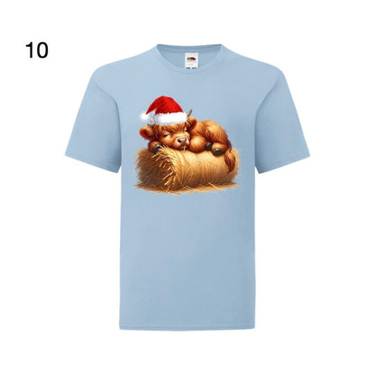 Kids - Christmas Highland Cows - Images x38