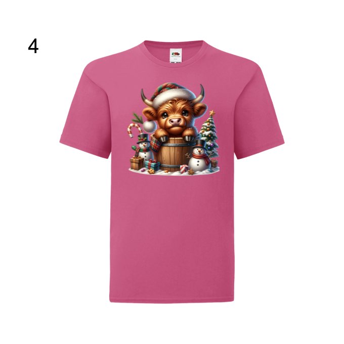 Kids - Christmas Highland Cows - Images x38