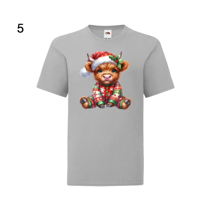 Kids - Christmas Highland Cows - Images x38