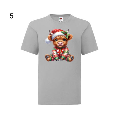Kids - Christmas Highland Cows - Images x38