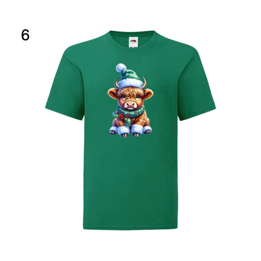 Kids - Christmas Highland Cows - Images x38