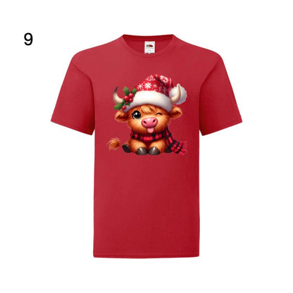 Kids - Christmas Highland Cows - Images x38