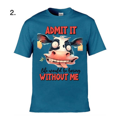 Adult - Sarcastic Sayings with Cows - 28x  images