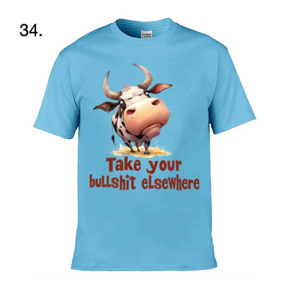 Adult - Sarcastic Sayings with Cows - 28x  images