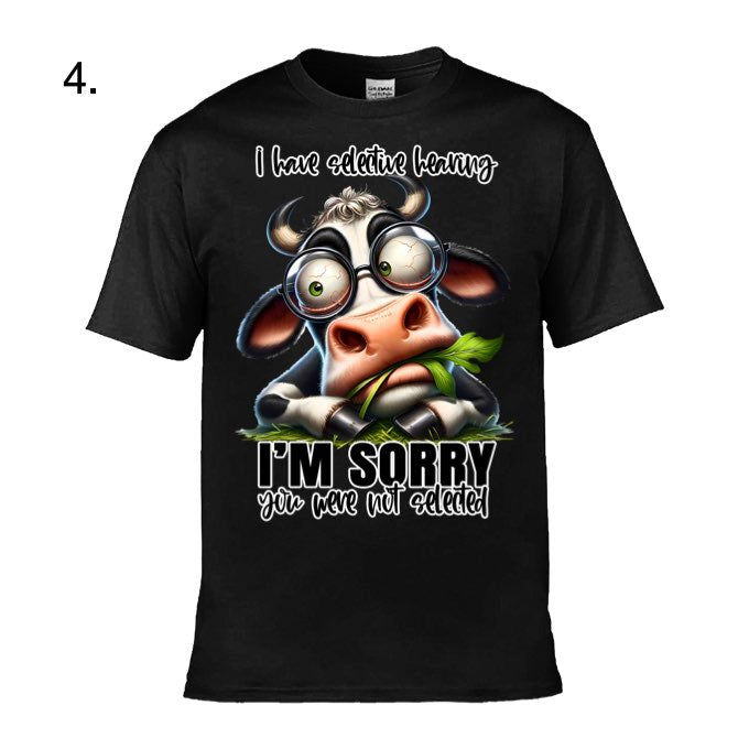 Adult - Sarcastic Sayings with Cows - 28x  images