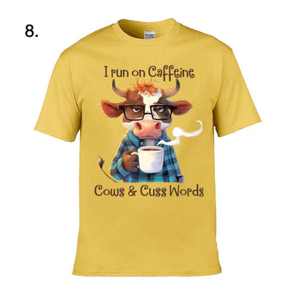 Adult - Sarcastic Sayings with Cows - 28x  images