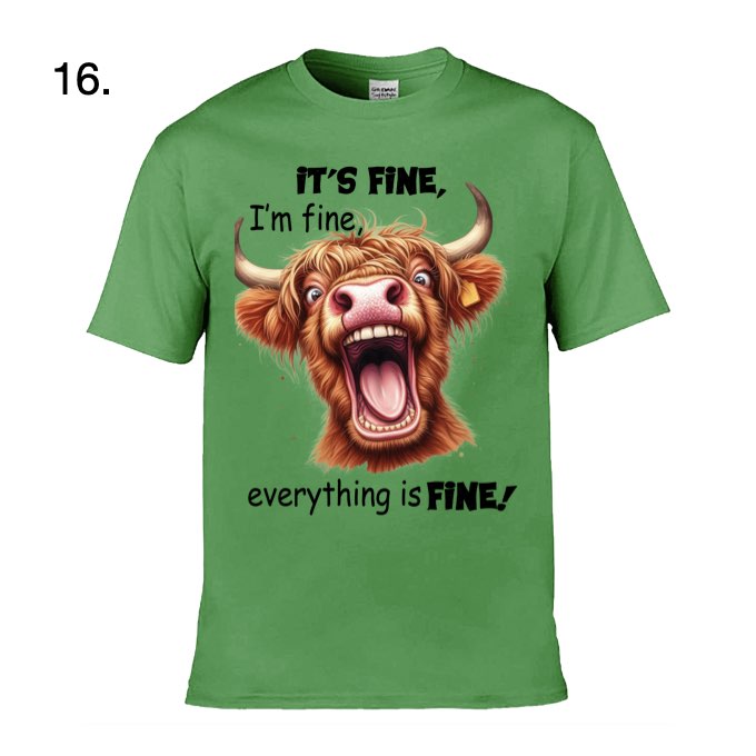 Adult - Sarcastic Sayings with Cows - 28x  images