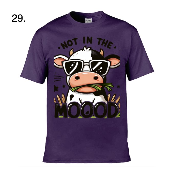 Adult - Sarcastic Sayings with Cows - 28x  images